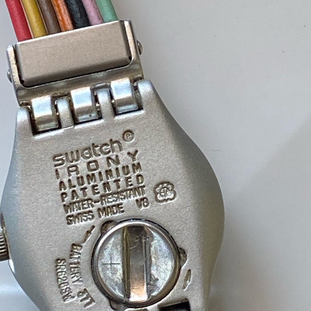 NWT Swatch Watch Rainbow new battery irony ladies - Picture 3 of 4